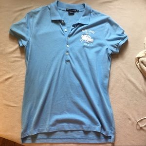 Light  Blue Ralph Lauren Polo Shirt